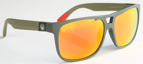 DRAGON - ROADBLOCK SUNGLASSES MATTE MAGNET H20 W/RED LENS - Image 1