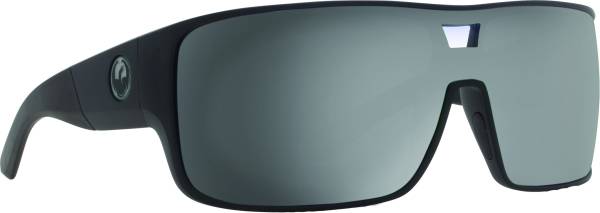 DRAGON - HEX SUNGLASSES SHINY BLACK W/SILVER LENS - Image 1