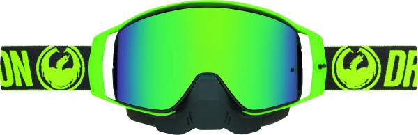 DRAGON - NFX2 SNOW GOGGLE FACTORY W/LUMA GREEN ION + AMBER LENS - Image 1