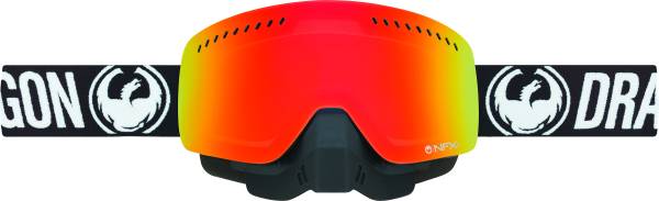 DRAGON - NFXS SNOW GOGGLE COAL W/RED IONIZED LENS - Image 1