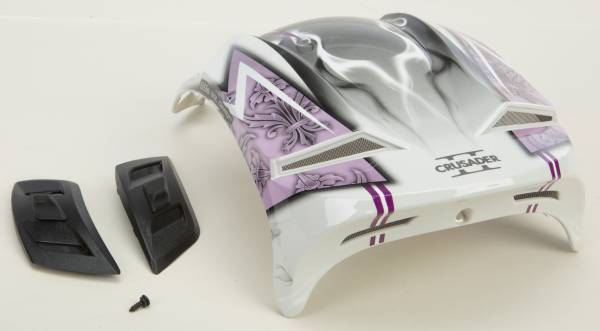 GMAX - GM-69/S CRUSADER II TOP VENT WHITE/PURPLE - Image 1