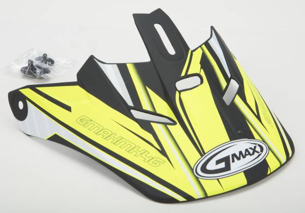 GMAX - GM-46.2 COIL HELMET VISOR MATTE BLACK/HI-VIS XS-SM - Image 1