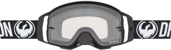 DRAGON - NFX2 GOGGLE COAL W/DRAGON STRAP AND INJECTED CLEAR LENS - Image 1