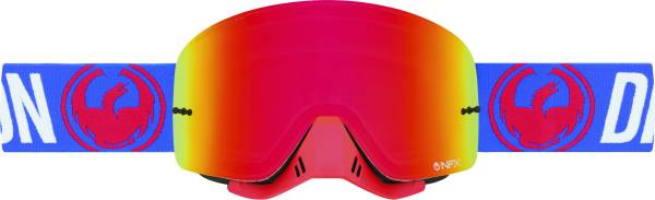 DRAGON - NFX GOGGLE FLASH BLUE W/RED ION LENS - Image 1