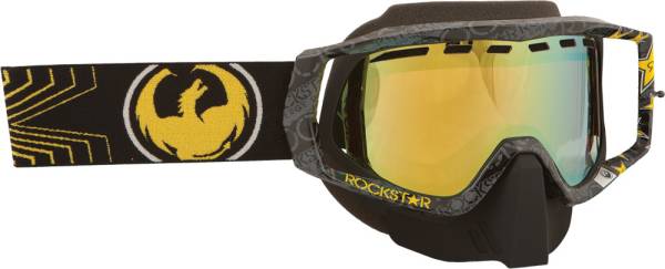 DRAGON - VENDETTA GOGGLE ROCKSTAR BLACK W/GOLD ION LENS - Image 1