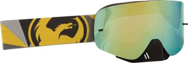 DRAGON - NFX GOGGLE FLAIR YELLOW GREY W/GOLD ION LENS - Image 1