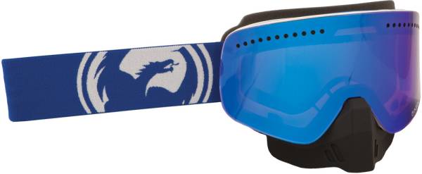 DRAGON - NFX GOGGLE BLUE/WHITE SPLIT W/BLUE ION. LENS - Image 1