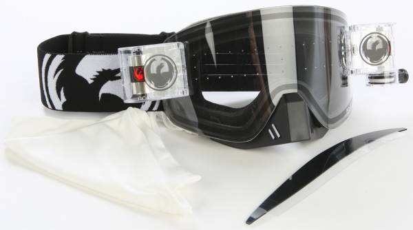 DRAGON - NFX GOGGLE COAL W/DIMPLED RAPID ROLL LENS - Image 1