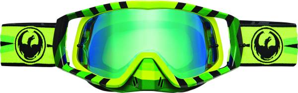 DRAGON - VENDETTA GOGGLES MIRAGE GREEN ION W/10 PK TEAROFF - Image 1