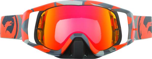 DRAGON - VENDETTA GOGGLES ORANGE FLAIR RED ION W/10 PK TEAROFF - Image 1