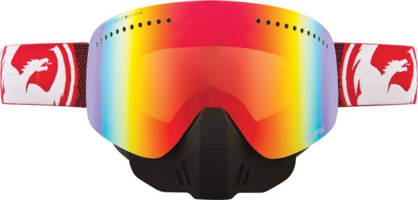 DRAGON - NFX SNOW GOGGLE FADE RED W/RED ION LENS - Image 1