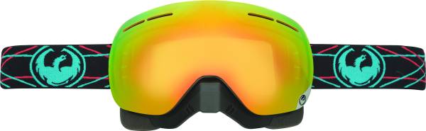 DRAGON - X1S SNOW PINNED W/YELLOW RED /EXTRA YELLOW RED ION LENS - Image 1