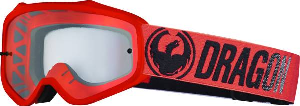 DRAGON - MXV BREAK GOGGLE RED W/CLEAR LENS - Image 1