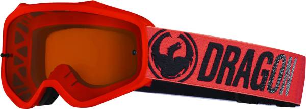 DRAGON - MXV BREAK GOGGLE RED W/LUMA AMBER LENS - Image 1