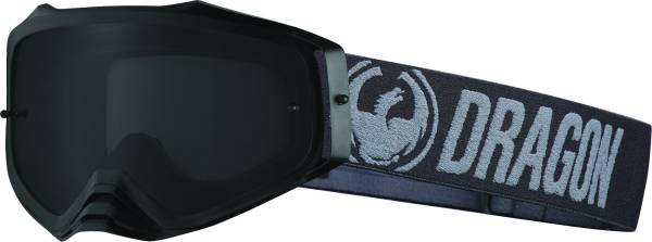 DRAGON - MXV PLUS GOGGLE BLACK W/SMOKE LENS - Image 1