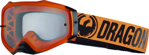 DRAGON - MXV PLUS GOGGLE BREAK ORANGE W/CLEAR LENS - Image 1