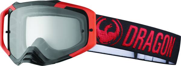 DRAGON - MXV MAX GOGGLE RED W/CLEAR LENS - Image 1