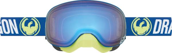 DRAGON - X2 GOGGLE FLASH BLUE W/YELLOW/BLUE ION & ORANGE LEN - Image 1