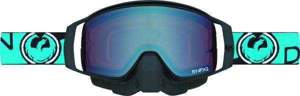 DRAGON - NFX2 OPTIMIZED GOGGLE BLUE W/ FLASH BLUE/GREEN LENS - Image 1