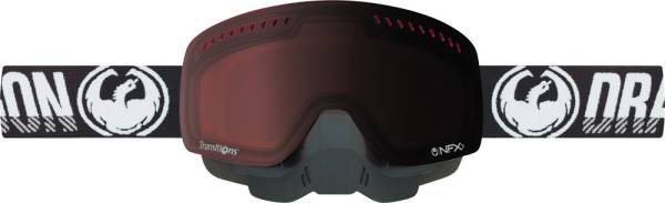 DRAGON - NFXS TRANSITIONS GOGGLE STEP GREY W/ROSE LENS - Image 1