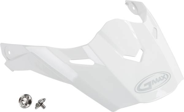 GMAX - VISOR W/SCREWS WHITE AT-21 - Image 1