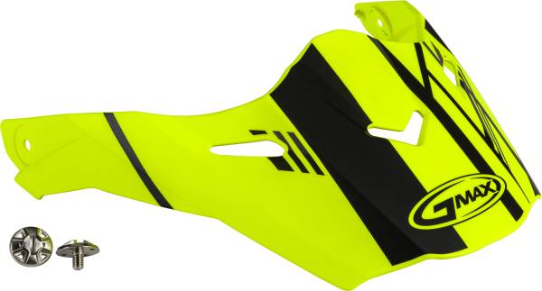 GMAX - VISOR W/SCREWS EPIC MATTE HI-VIS/BLACK AT-21S - Image 1