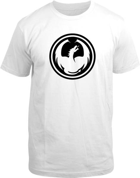 DRAGON - ICON TEE WHITE LG - Image 1