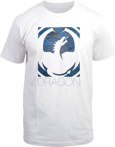 DRAGON - SPILL TEE WHITE L - Image 1