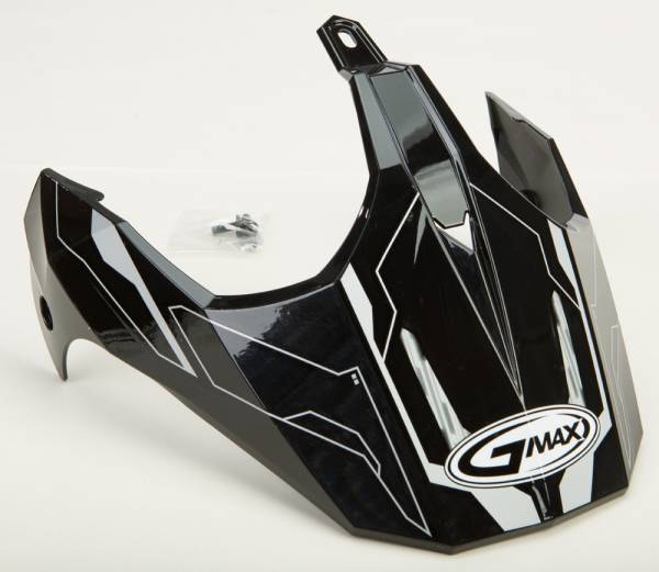 GMAX - VISOR BLACK/SILVER W/SCREWS GM-11 EDGE PRE 2015 - Image 1