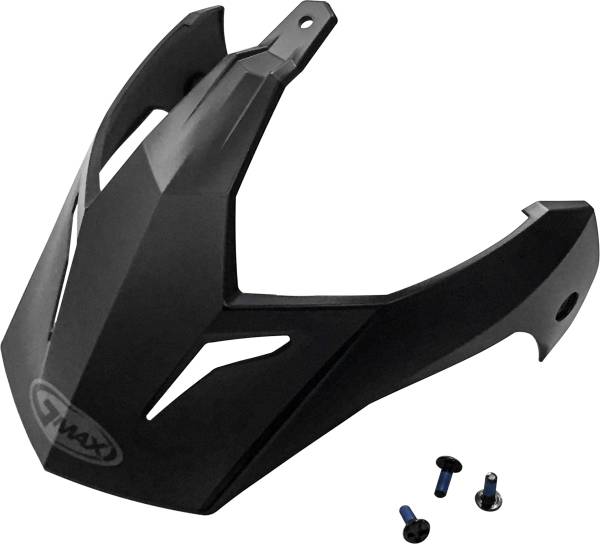 GMAX - VISOR W/SCREWS SCUD MATTE BLACK/GREY GM-11 - Image 1