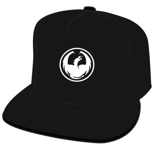 DRAGON - ICON SNAP BACK HAT BLACK - Image 1