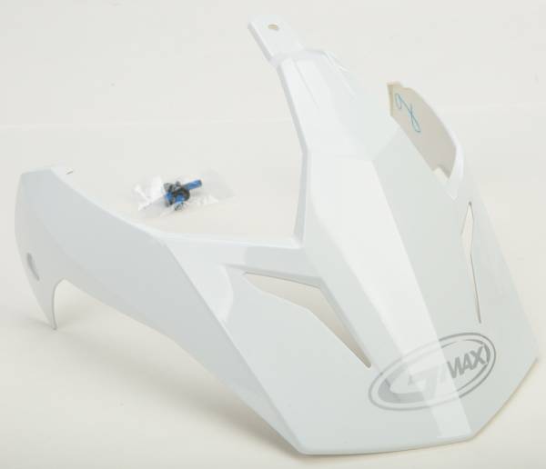 GMAX - VISOR W/SCREWS WHITE GM-11 - Image 1