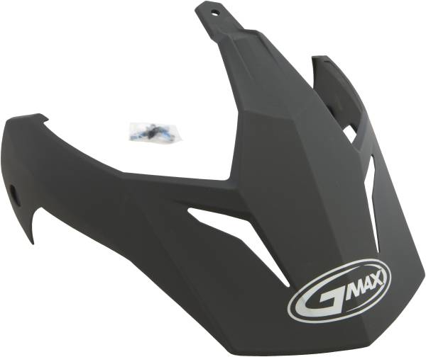 GMAX - VISOR W/SCREWS MATTE BLACK GM-11 - Image 1