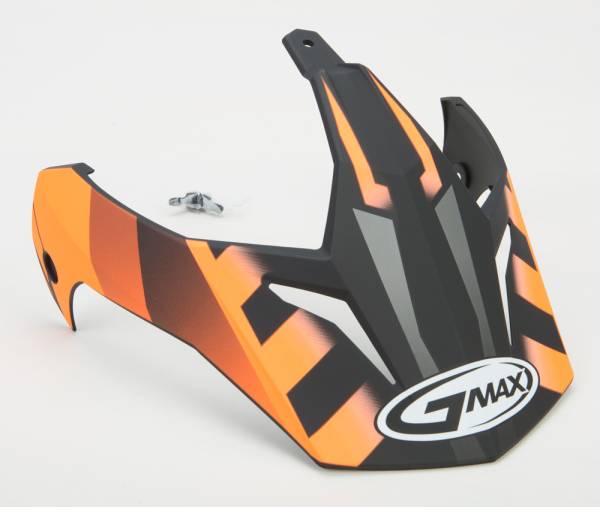 GMAX - REPLACEMENT VISOR GM-11 BLACK/NEON ORANGE - Image 1