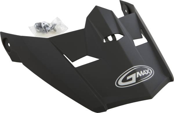 GMAX - VISOR W/SCREWS UNCLE MX-46 MATTE BLACK XS-SM - Image 1