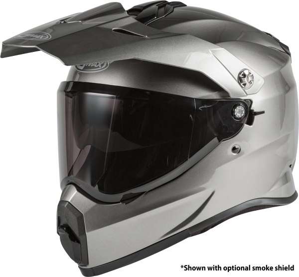 GMAX - AT-21 ADVENTURE HELMET TITANIUM 2X - Image 1