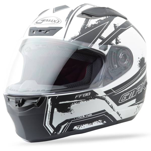 GMAX - FF-88 FULL-FACE X-STAR HELMET MATTE WHITE/WHITE 2X - Image 1