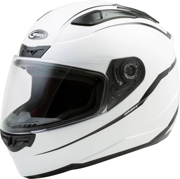 GMAX - FF-88 FULL-FACE PRECEPT HELMET WHITE/BLACK XS - Image 1