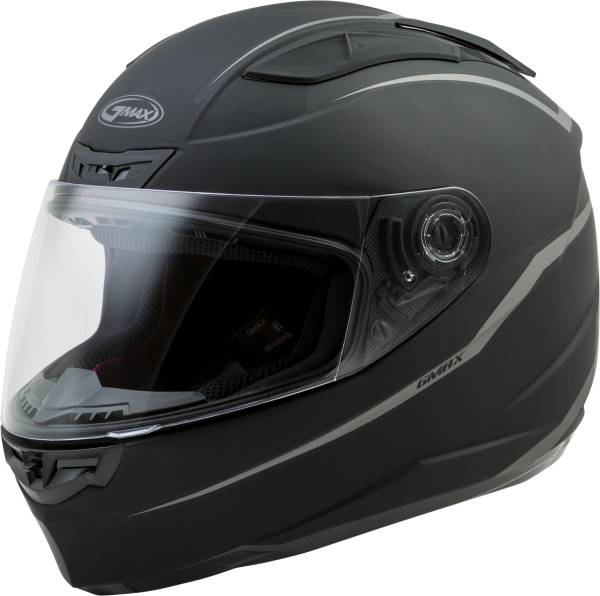 GMAX - FF-88 FULL-FACE PRECEPT HELMET MATTE BLACK/GREY XS - Image 1