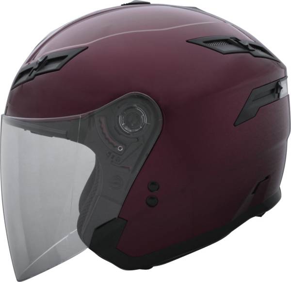 GMAX - GM-67 OPEN FACE HELMET WINE RED 2X - Image 1