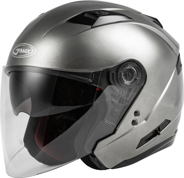 GMAX - OF-77 OPEN-FACE HELMET TITANIUM 2X - Image 1