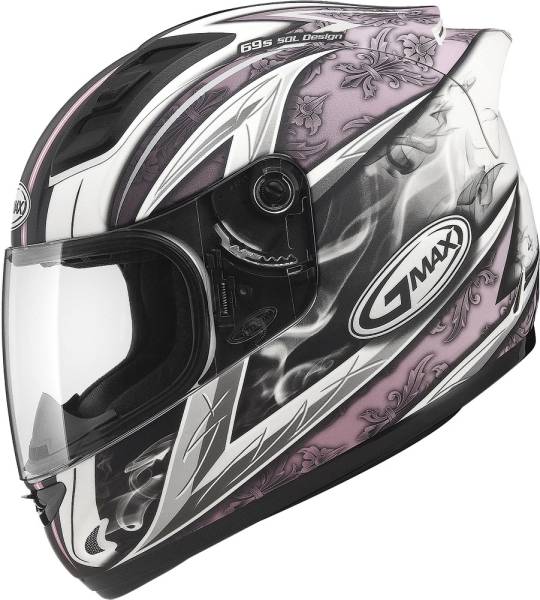 GMAX - GM-69 FULL-FACE CRUSADER II HELMET MATTE WHITE/PINK XS - Image 1