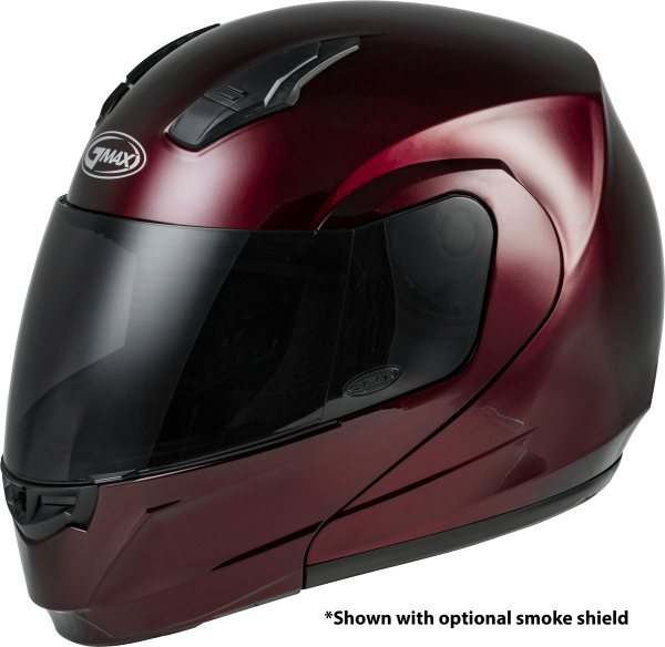 GMAX - MD-04 MODULAR HELMET WINE RED 2X - Image 1