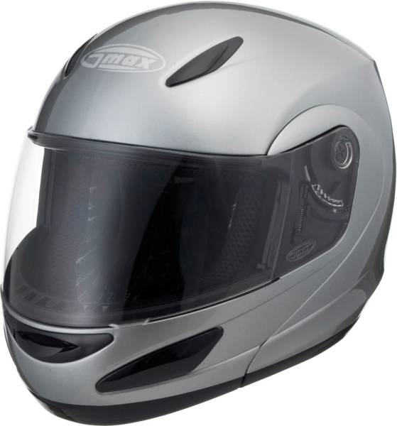 GMAX - GM-44 MODULAR HELMET DARK SILVER METALLIC XS - Image 1