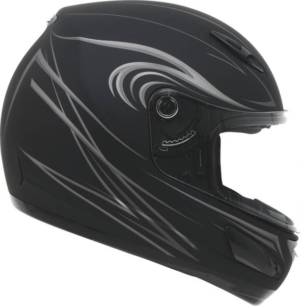 GMAX - GM-44 FULL FACE DERK HELMET MATTE BLACK/SILVER XS - Image 1