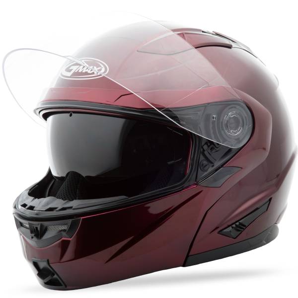 GMAX - GM-64 MODULAR HELMET WINE RED XS - Image 1