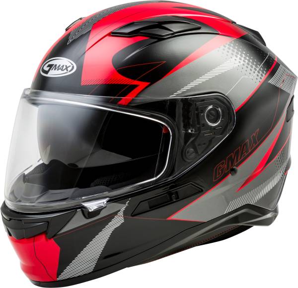 GMAX - FF-98 FULL-FACE APEX HELMET BLACK/RED 2X - Image 1