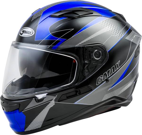 GMAX - FF-98 FULL-FACE APEX HELMET BLACK/BLUE 2X - Image 1