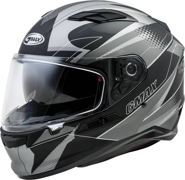 GMAX - FF-98 FULL-FACE APEX HELMET MATTE BLACK/DARK SILVER 2X - Image 1