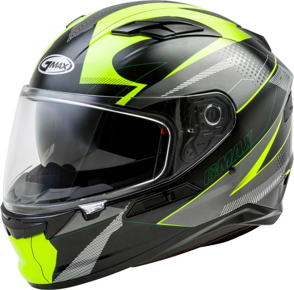 GMAX - FF-98 FULL-FACE APEX HELMET BLACK/HI-VIS 2X - Image 1